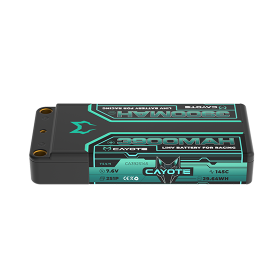 CAYOTE Racing Lipo Battery, 145C, 3900mAh, 7.6V, 29.64Wh