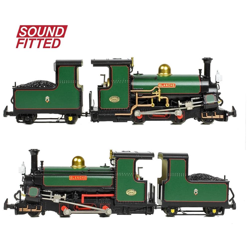 BACHMANN NARROW GAUGE OO9 Penrhyn Mainline Hunslet 2-4-0STT 'Blanche' Ffestiniog Railway Green Sound Fitted