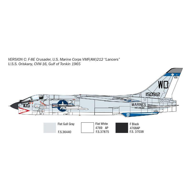 ITALERI 1/72 F-8E Crusader Super Decal Sheet