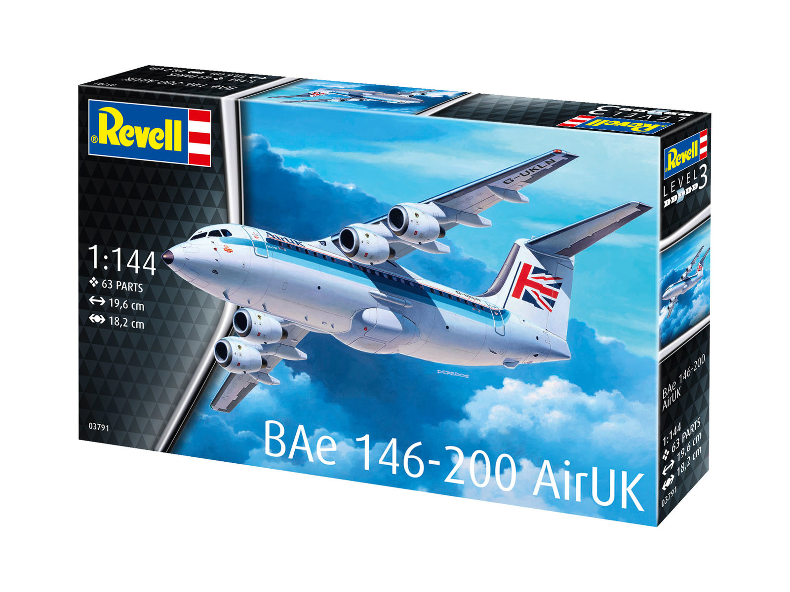 REVELL 1/144 Bae 146 (RJ85) AirUK