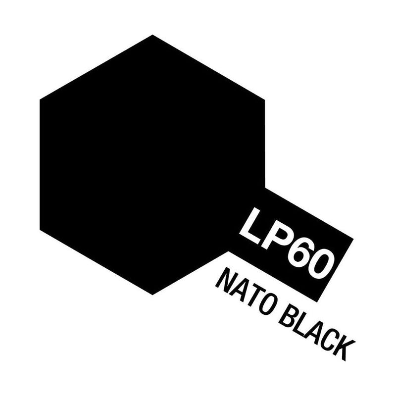 TAMIYA LP-60 NATO Black Lacquer Paint 10ml 82160