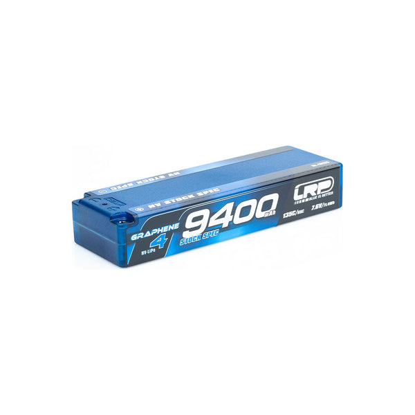 LRP HV Stock Spec GRAPHENE-4 9400mAh Hardcase battery - 7.6V LiPo - 135C/65C