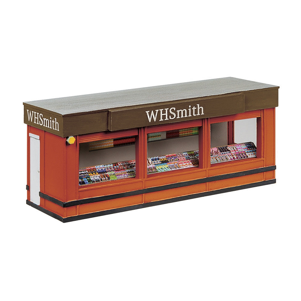 Newsagent Platform Kiosk - Orange & Brown