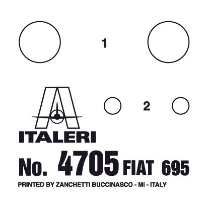 ITALERI 1/12 Fiat Abarth 695 SS Assetto Corsa