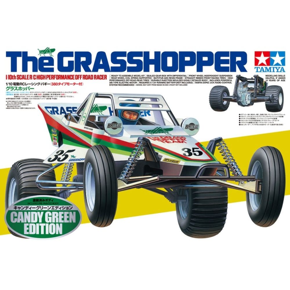 TAMIYA 1/10 RC The Grasshopper Candy Green -
Limited Edition