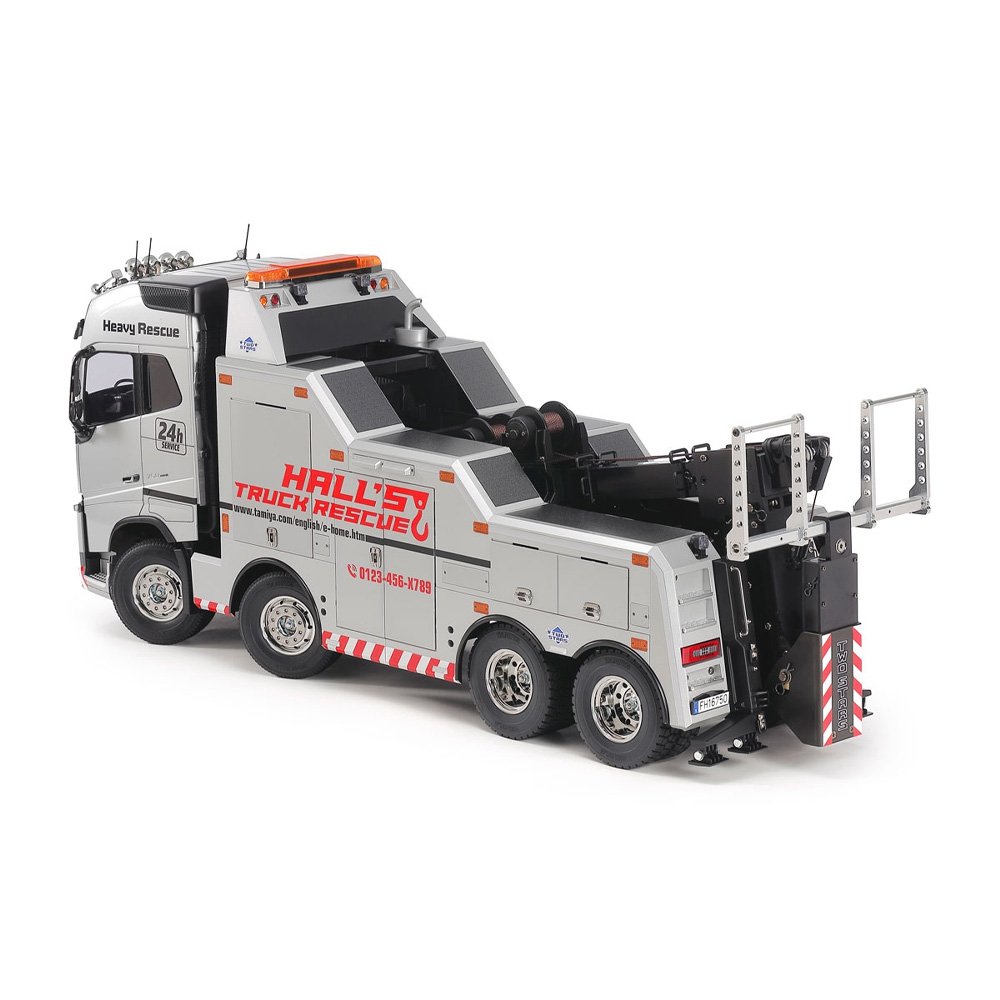 TAMIYA 1/14 Volvo FH16 Globetrotter Tow Truck Silver Edition