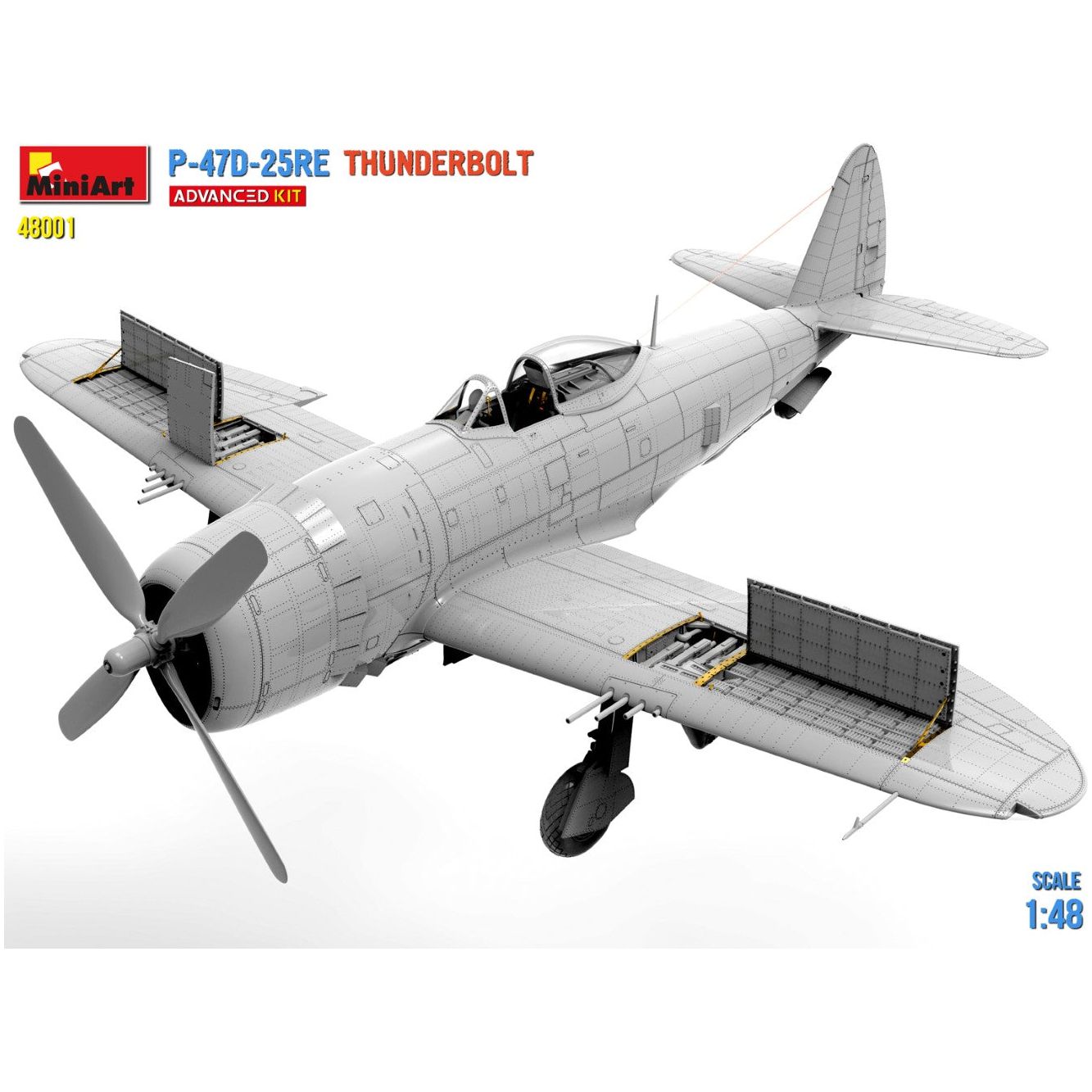 MINIART 1/48 P-47D-25RE Thunderbolt Advanced Kit