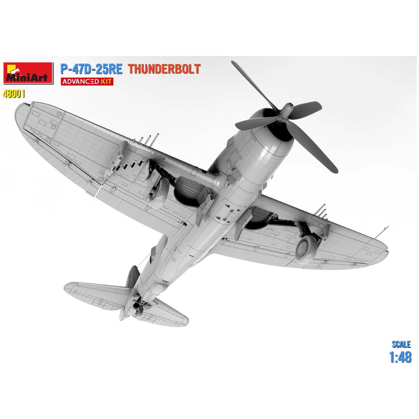 MINIART 1/48 P-47D-25RE Thunderbolt Advanced Kit