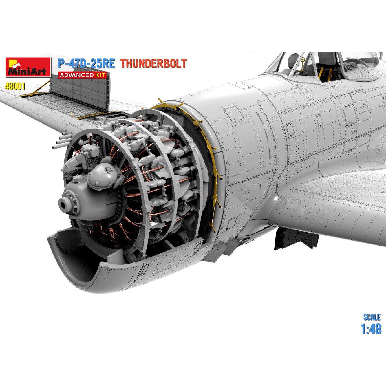 MINIART 1/48 P-47D-25RE Thunderbolt Advanced Kit