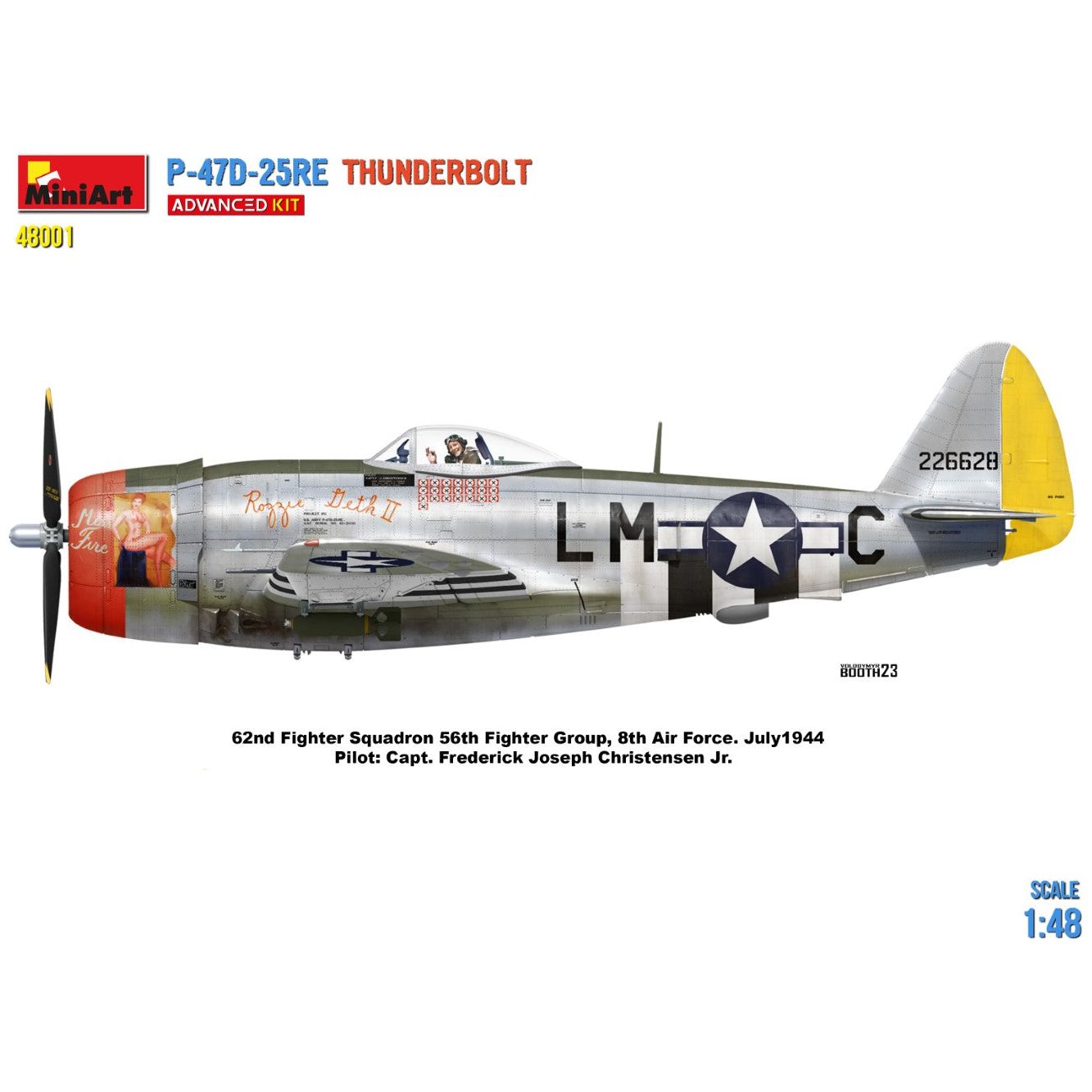 MINIART 1/48 P-47D-25RE Thunderbolt Advanced Kit