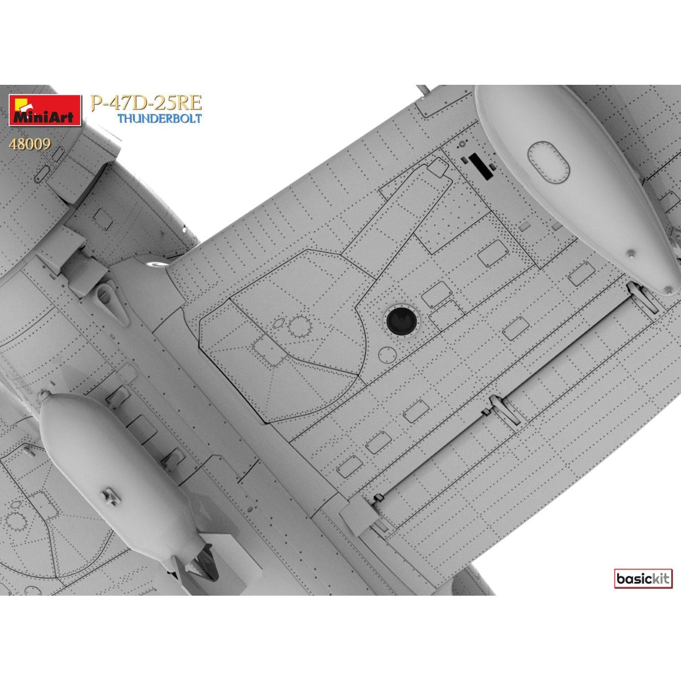 MINIART 1/48 P-47D-25RE Thunderbolt Basic Kit