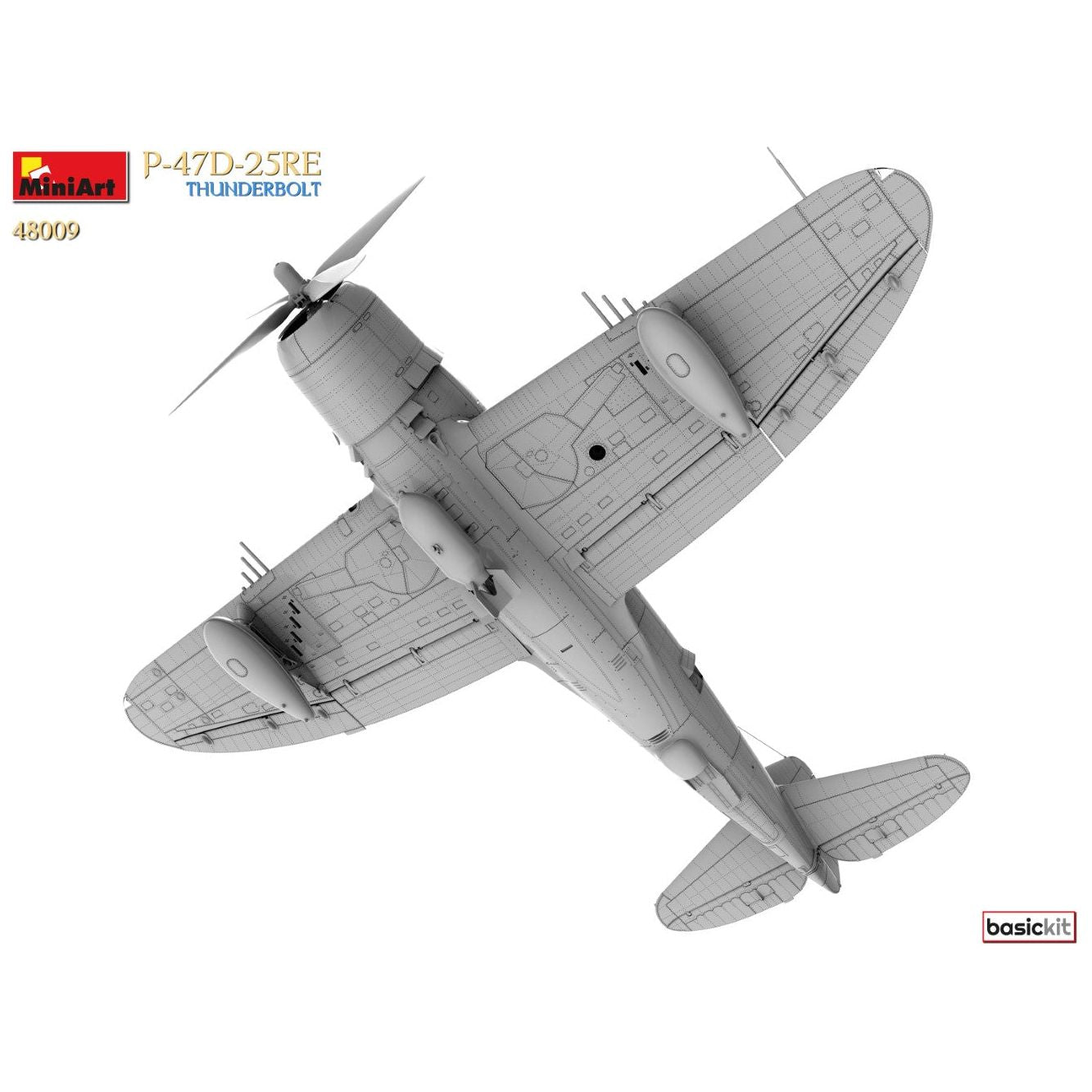 MINIART 1/48 P-47D-25RE Thunderbolt Basic Kit