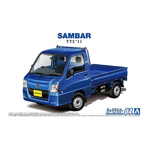 AOSHIMA 1/24 Subaru TT2 Sambar WR Blue Limited '11