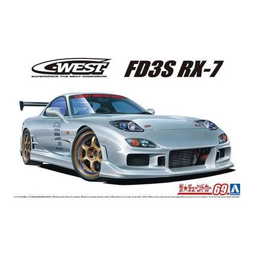 AOSHIMA 1/24 C-West FD3S RX-7 '99 Mazda