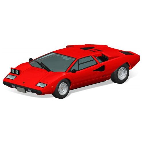 AOSHIMA 1/32 Lamborghini Countach LP400 (Red)