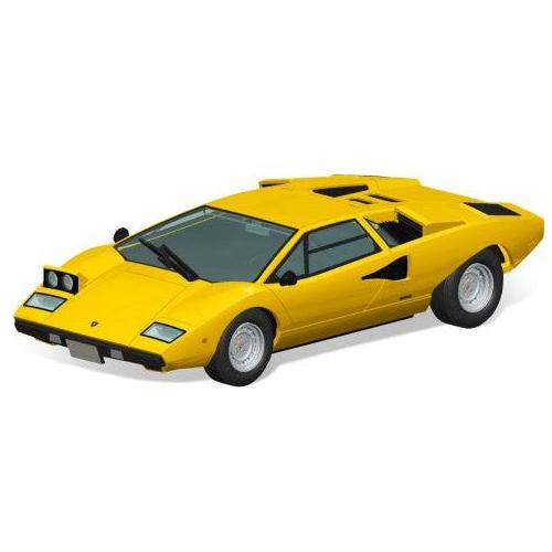 AOSHIMA 1/32 Lamborghini Countach LP400 (Orange)