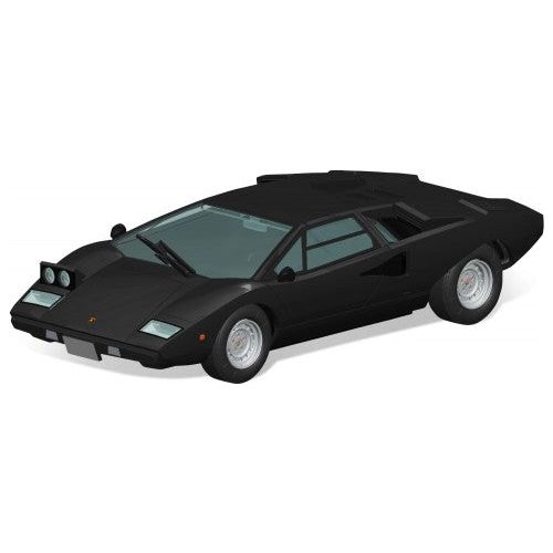 AOSHIMA 1/32 Lamborghini Countach LP400 (Black)