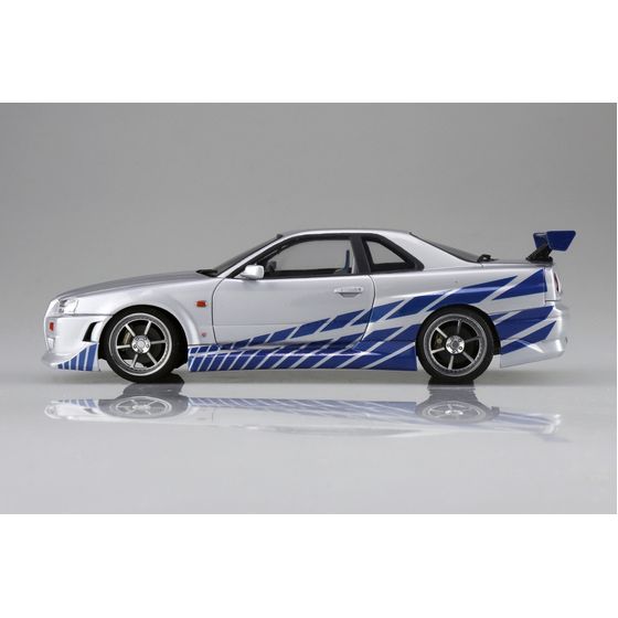 AOSHIMA 1/24 Fast & Furious R34 SKYLINE GT-R