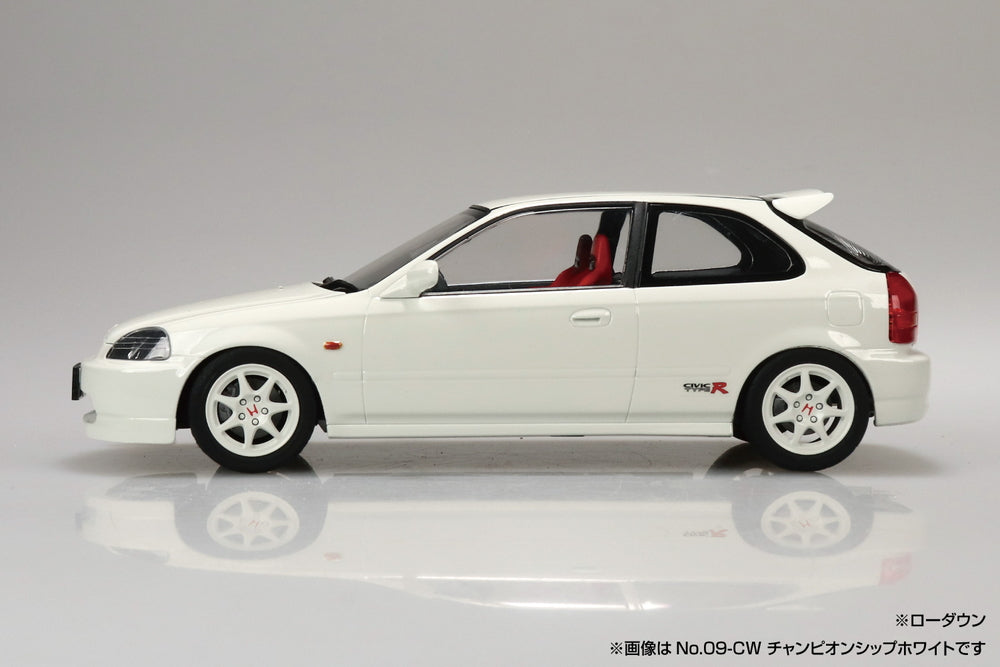 AOSHIMA 1/24 SNAP EK9 CIVIC TYPE R 1997 Championship White