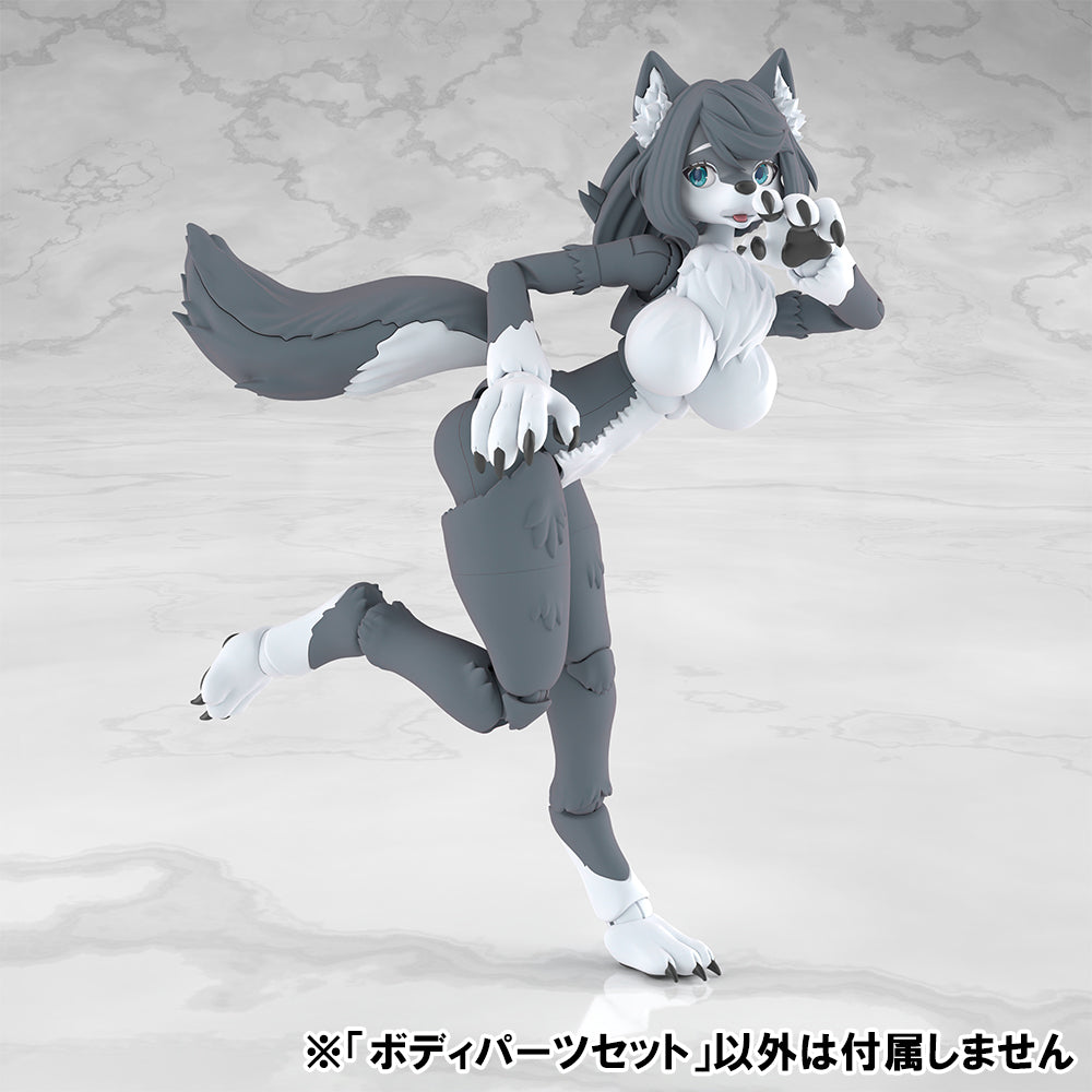 AOSHIMA KEMOPLA - Body Parts Set 01 [Gray Wolf Color]