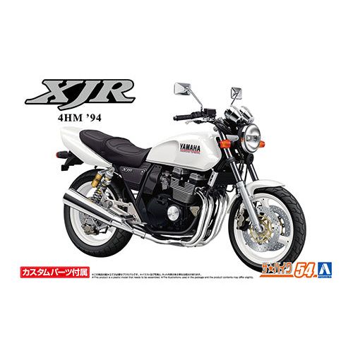 AOSHIMA 1/12 YAMAHA 4HM XJR400S '94 WITH CUSTOM PARTS