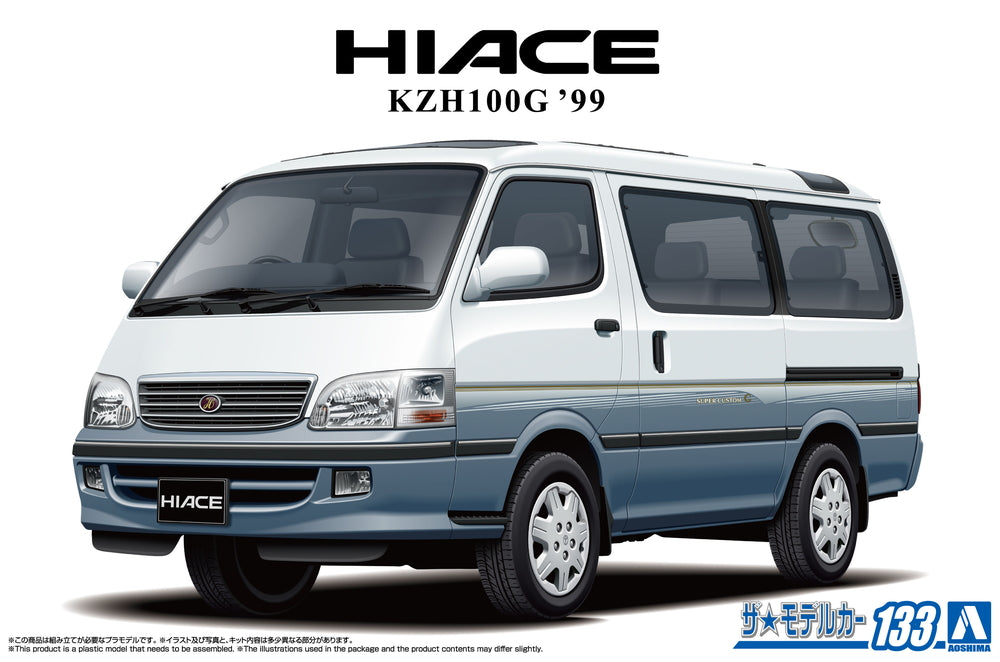 AOSHIMA 1/24 TOYOTA KZH100G HIACE SUPER CUSTOM G '99