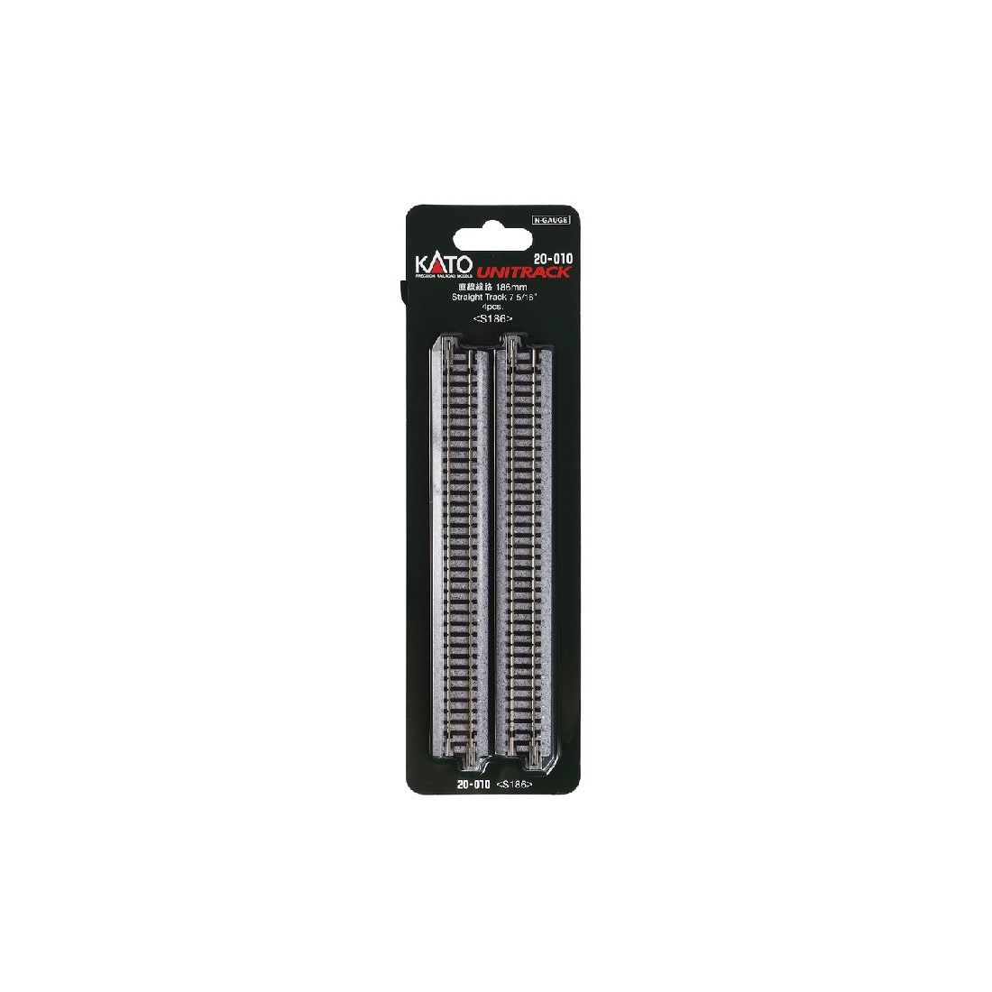 KATO N Unitrack Straight 186mm 4-Pack