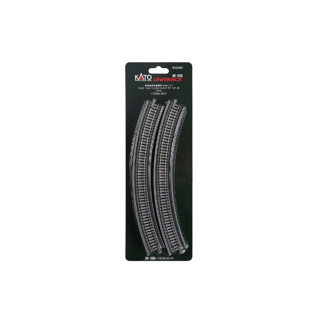 KATO N Single Track Curved Unitrack Viaduct R348-45Deg (2)
