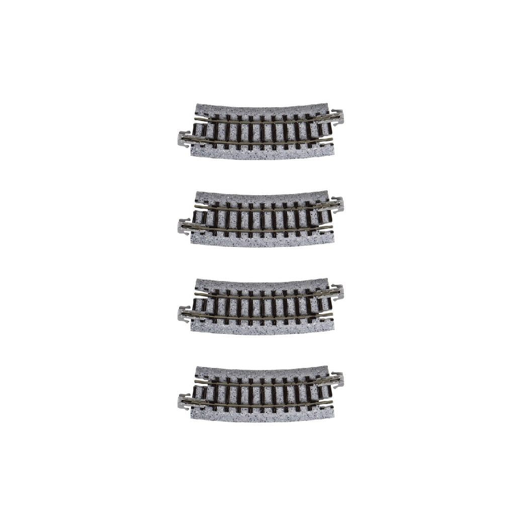 KATO N Unitrack Curved Track R249-15Deg (4 Pack)