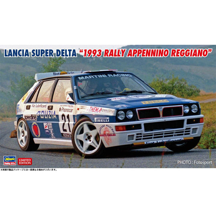 HASEGAWA 1/24 Lancia Super Delta "1993 Rally Appennino Reggiano"