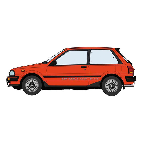 HASEGAWA 1/24 Toyota Starlet EP71 Si-Limited (3 Door) Middle Version "Red Color"