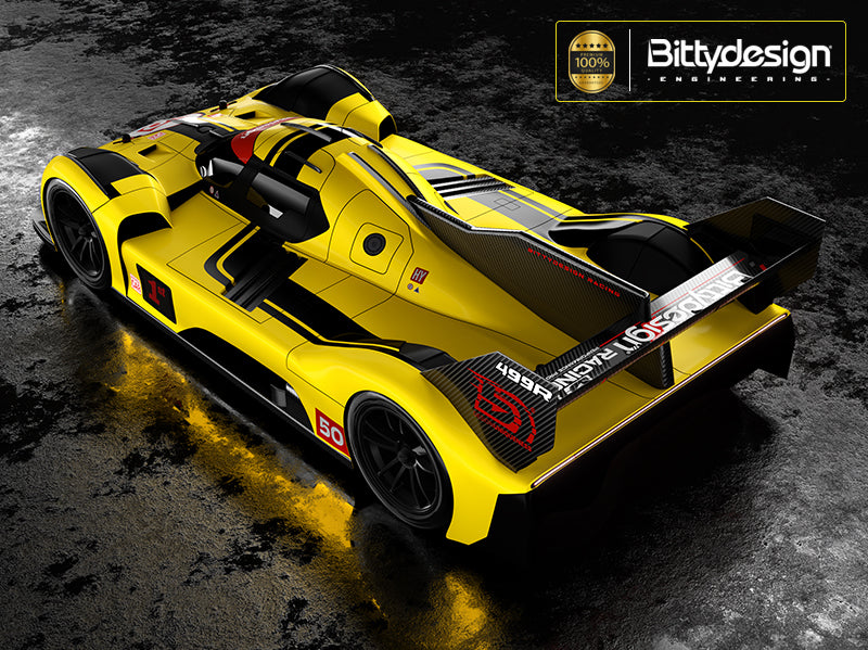BITTYDESIGN 1/10 499R clear Hypercar body, 190mm for low-profile TC chassis, Light weight
