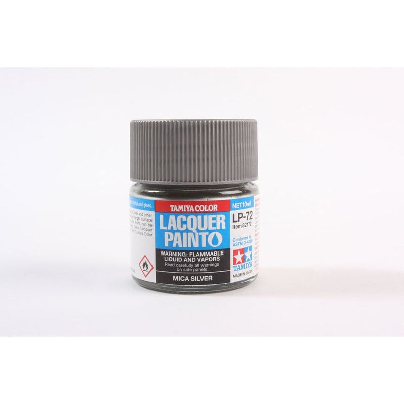 TAMIYA LP-72 Mica Silver Lacquer Paint 10ml