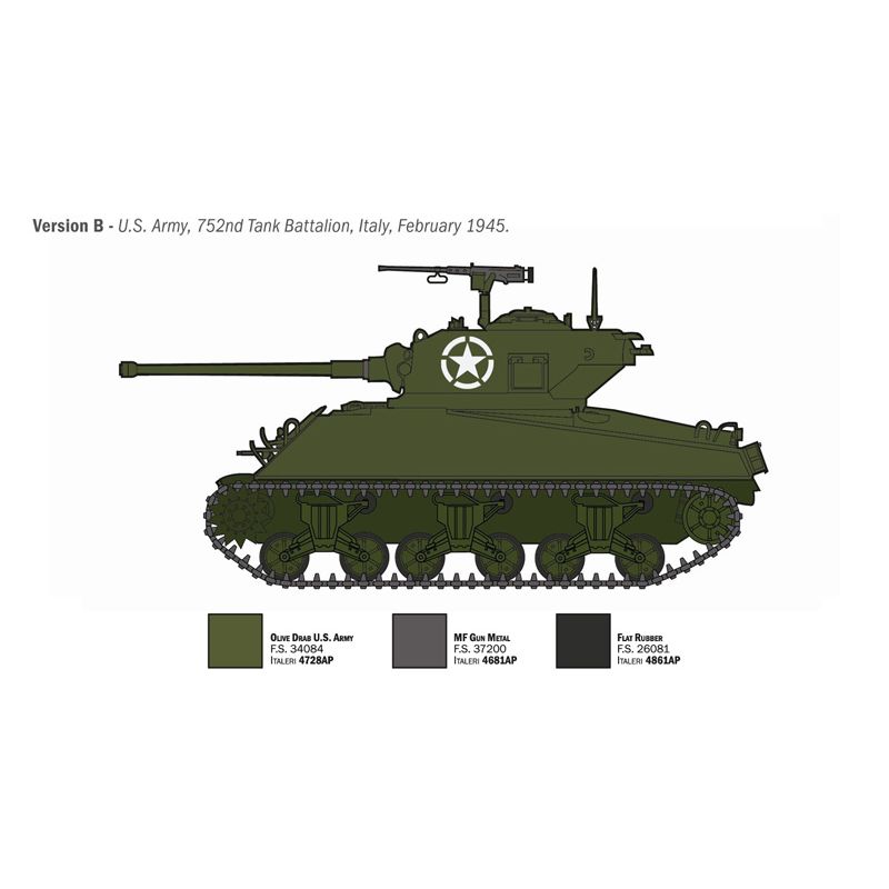 ITALERI Sherman M4A3 Wet-Back Again