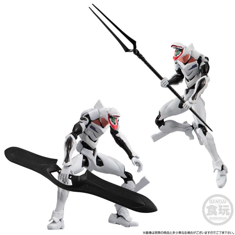 BANDAI EVA-FRAME-EX: EVANGELION ~ 3 EVANGELION MASS PRODUCTION MODEL SET W/O GUM (RE-OFFER)