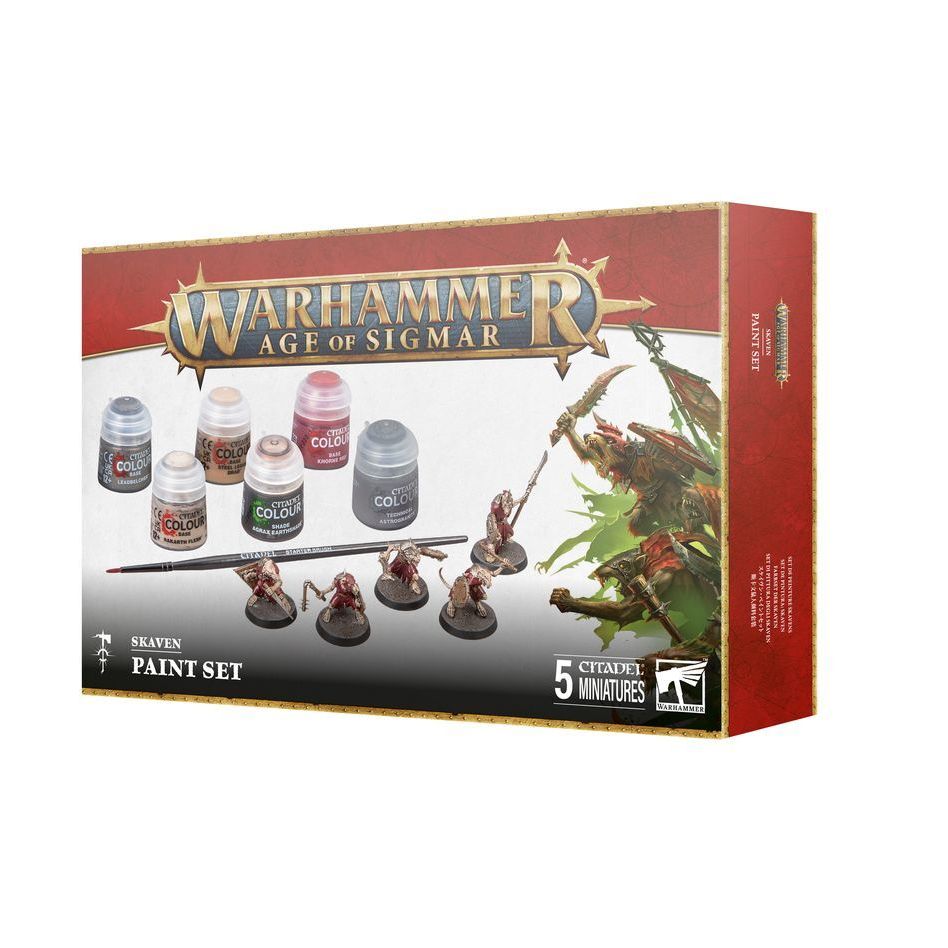 GAMES WORKSHOP 60-09 AOS Skaven + Paint Set