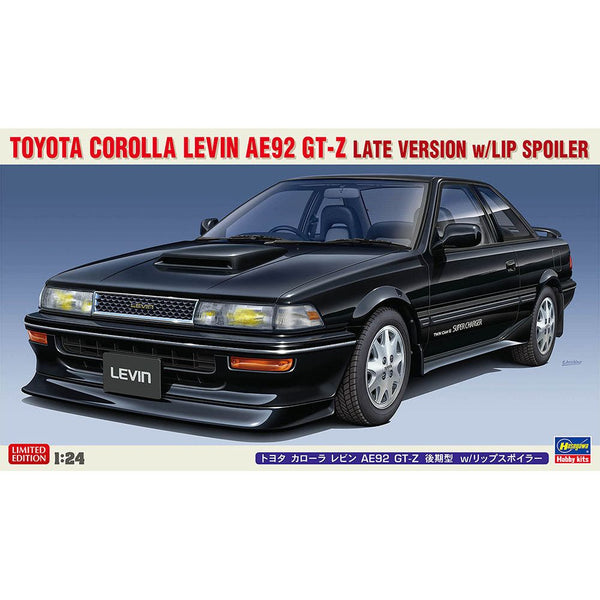 HASEGAWA 1/24 Toyota Corolla Levin AE92 GT-Z Late Version with Lip Spoiler