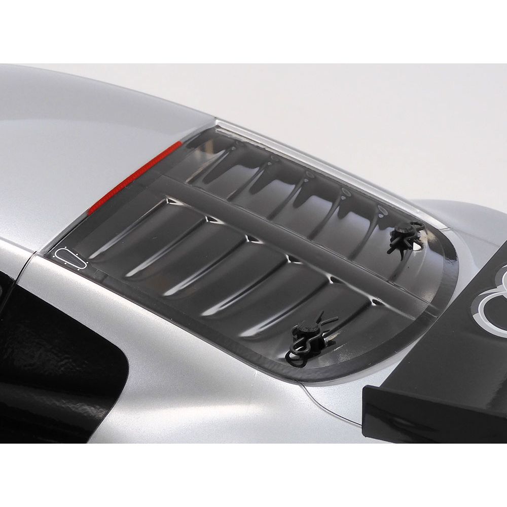 TAMIYA RC Audi R8 LMS 2008 (TT-02)-Limited Edition Silver Painted Body