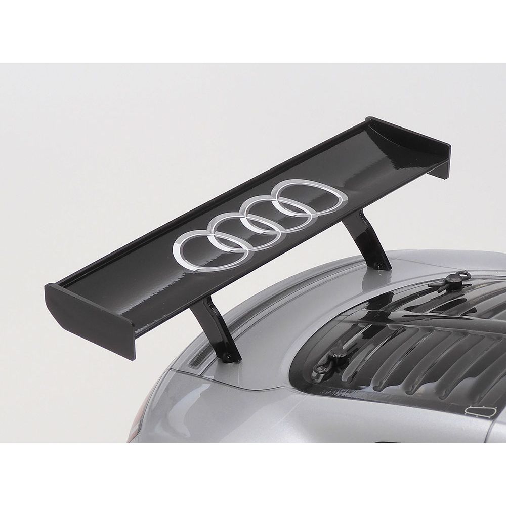 TAMIYA RC Audi R8 LMS 2008 (TT-02)-Limited Edition Silver Painted Body