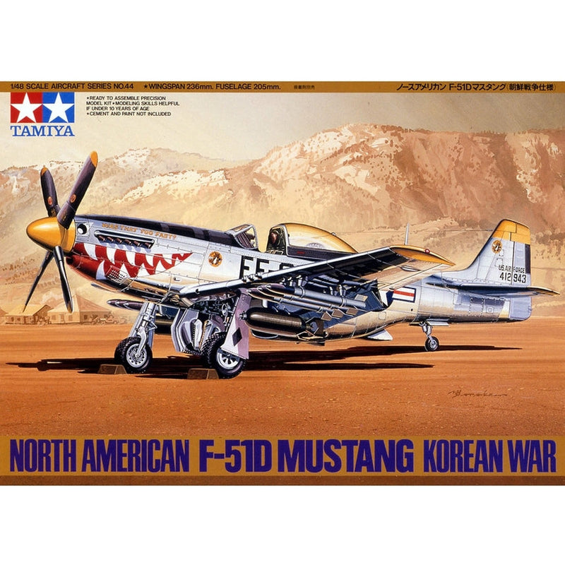 TAMIYA 1/48 North American F-51D Mustang Korean War