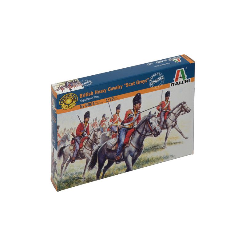 ITALERI 1/72 British Heavy Cavalry "Scot Greys" Napoleonic Wars