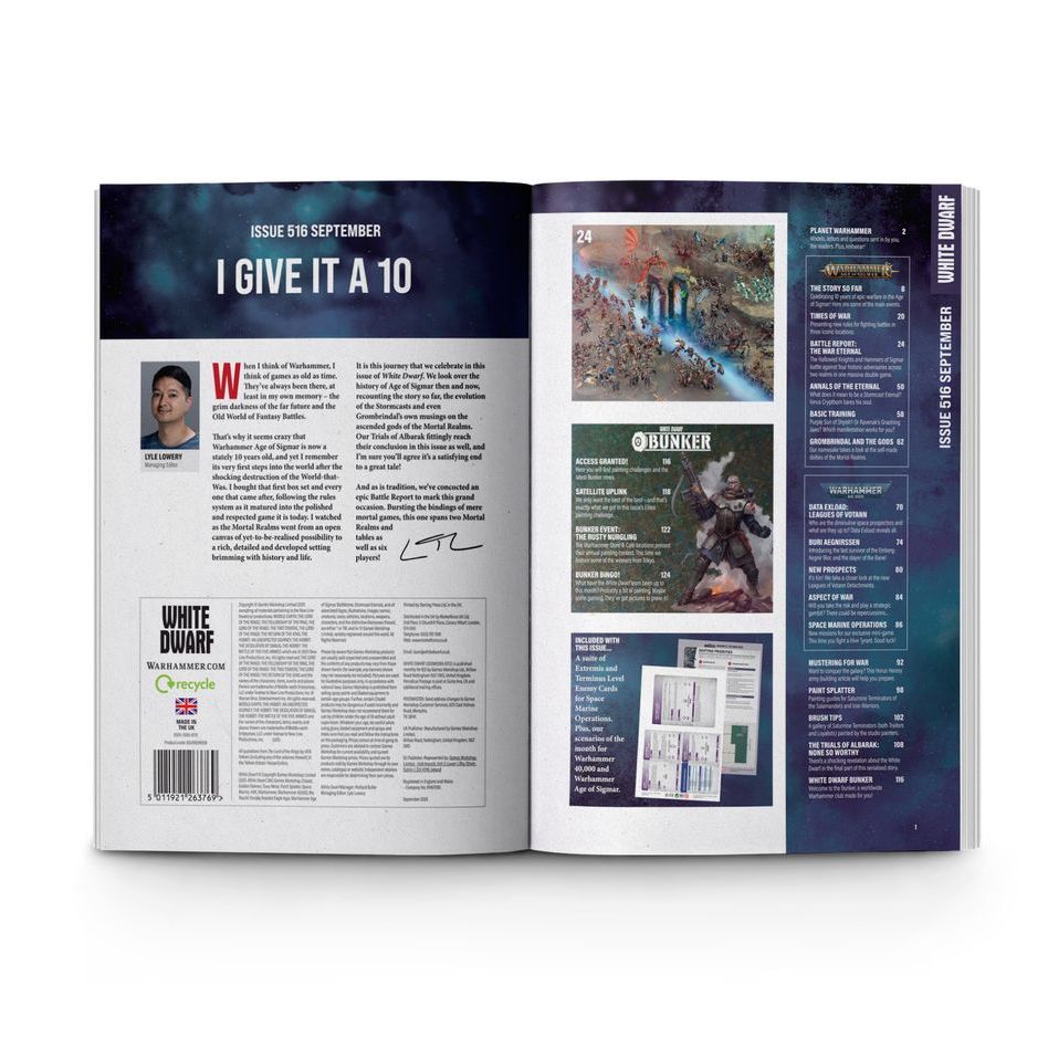GAMES WORKSHOP WD09 White Dwarf 516 (Sep 2025)