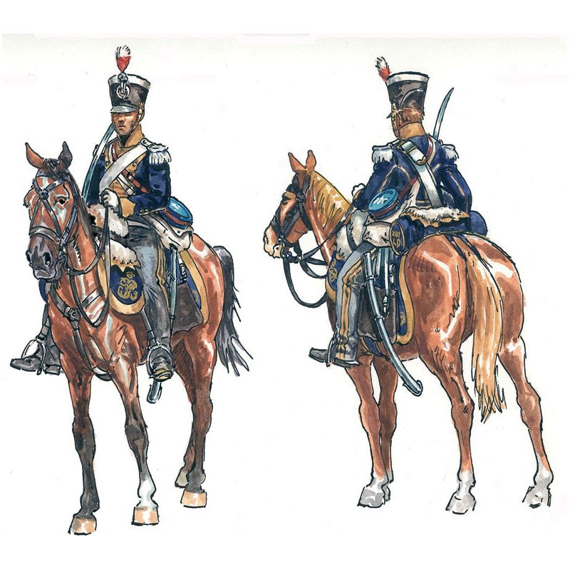 ITALERI 1/72 British Light Cavalry 1815 Napoleonic Wars