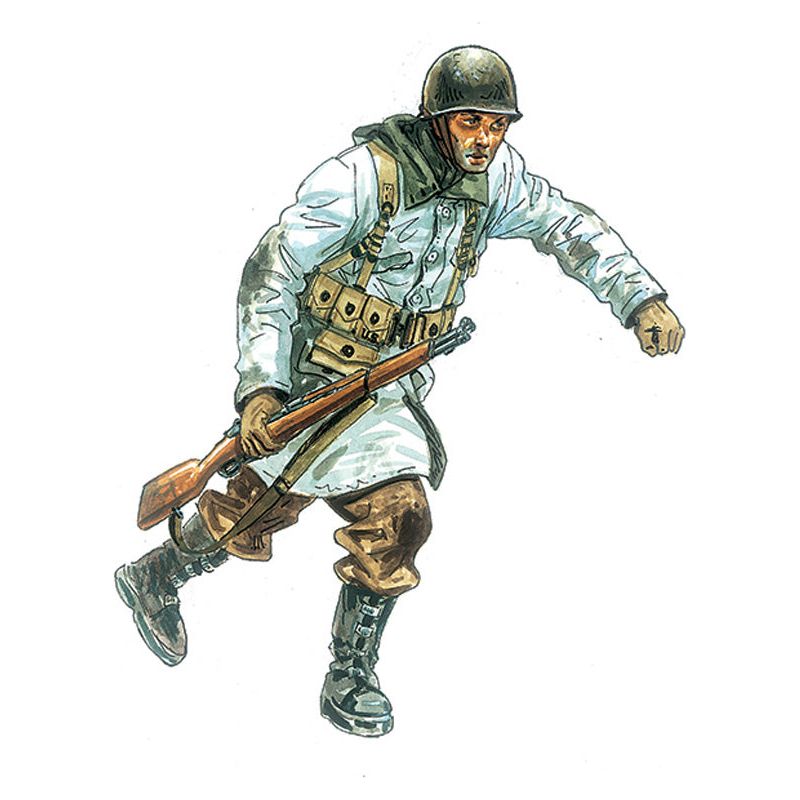 ITALERI 1/72 WWII US Infantry (Winter Uniform)