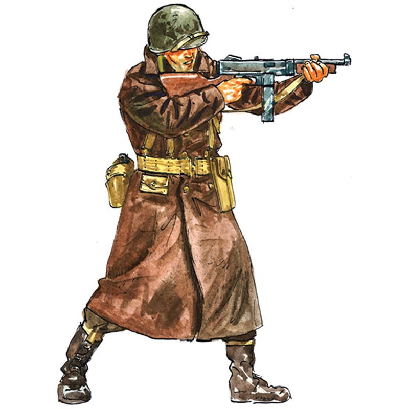 ITALERI 1/72 WWII US Infantry (Winter Uniform)