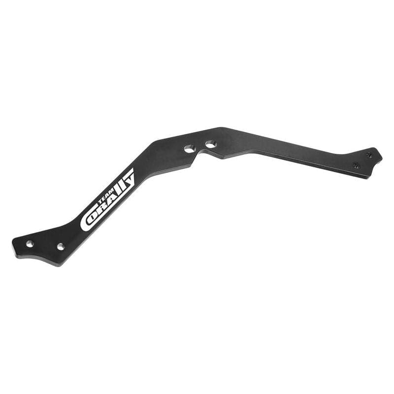 TEAM CORALLY Chassis Brace Asuga XLR Center Upper, Aluminium 3mm Black (1)