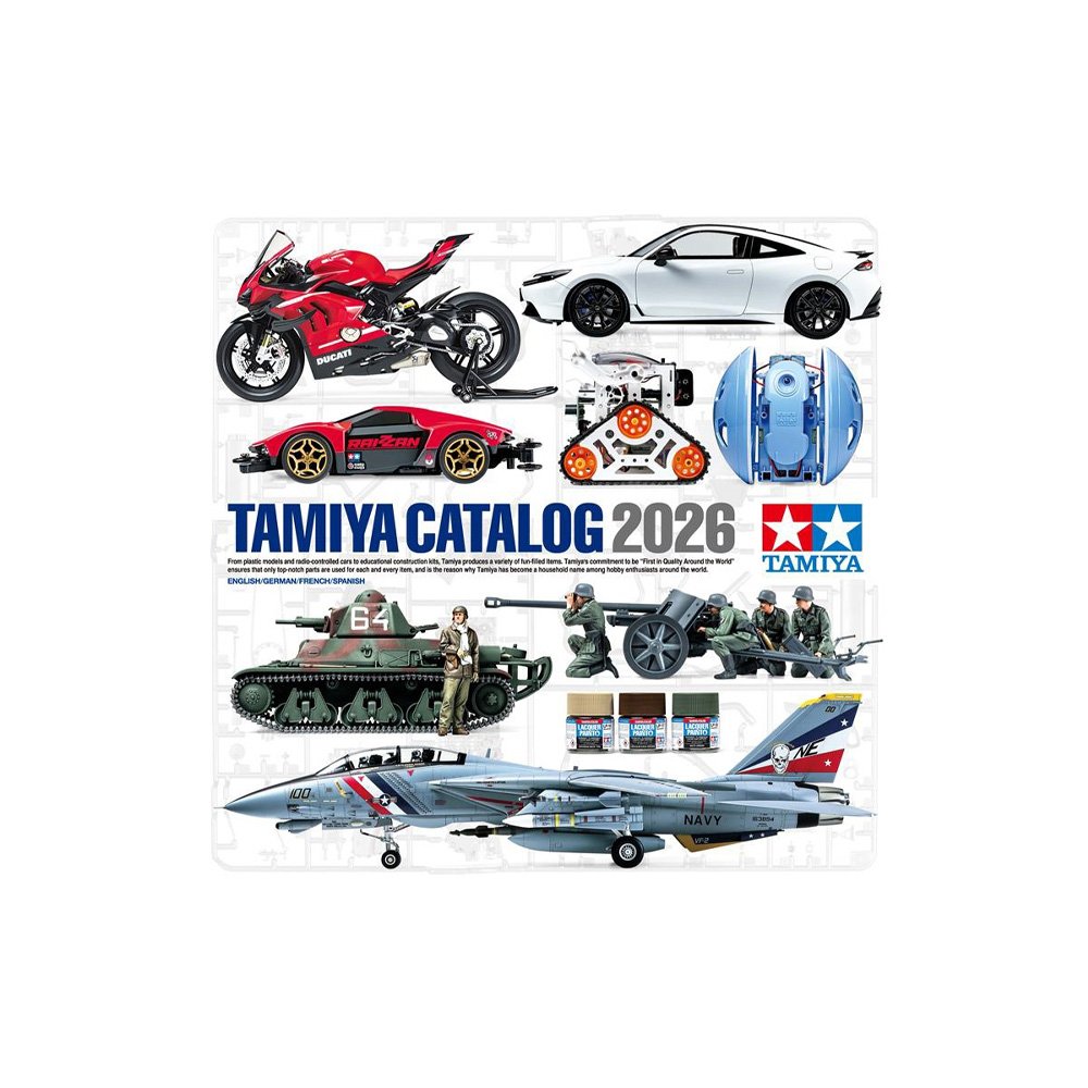 TAMIYA 2026 Catalogue 4 Languages