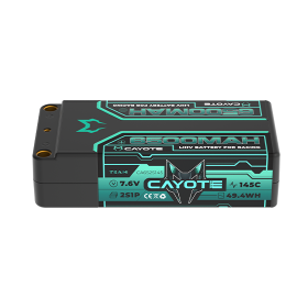 CAYOTE Racing Lipo Battery, 145C, 6500mAh, 7.6V, 49.4Wh