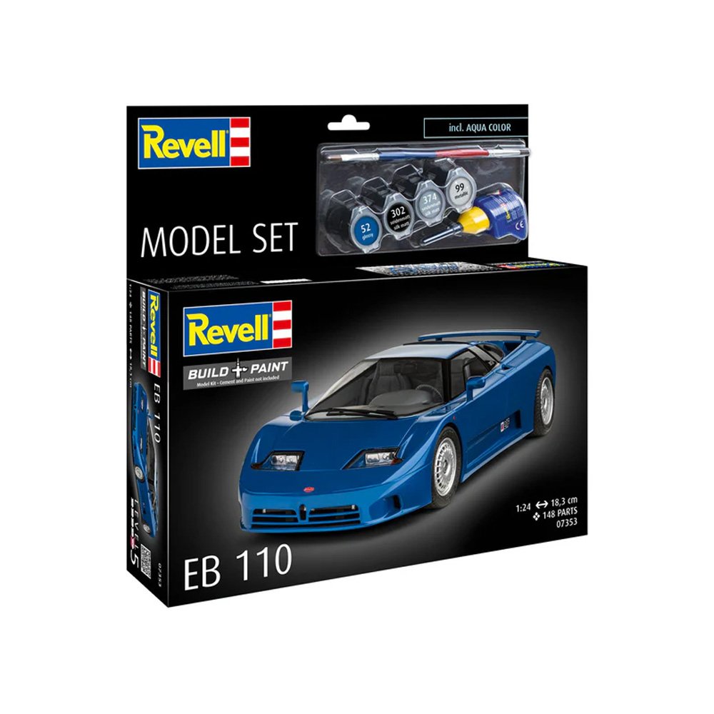 REVELL 1/24 Model Set Bugatti Eb110