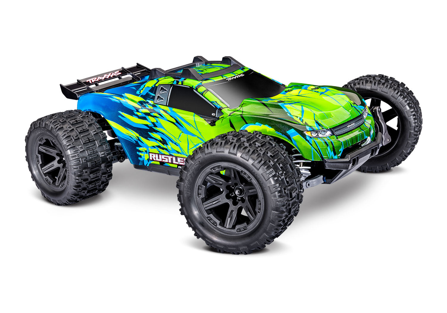 TRAXXAS 1/10 RUSTLER 4X4 BRUSHLESS - GREEN